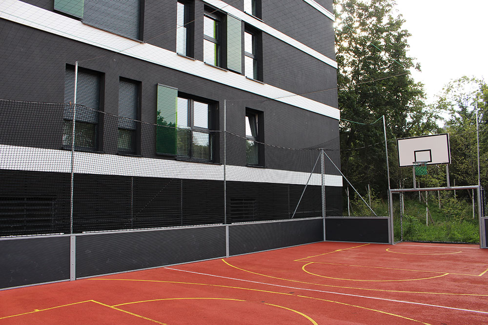 student residence with sports field student residence with sports field